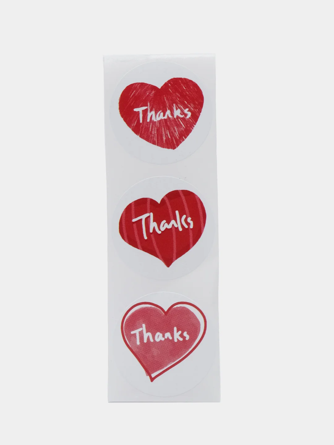 Коралловый набор наклеек с надписью "Thank you", "Спасибо"