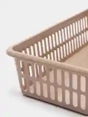 Бежевый контейнер / коробка / ящик для хранения