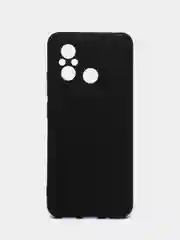 Чехол Xiaomi Redmi 12C (Сяоми Редми 12С), силиконовый, черный