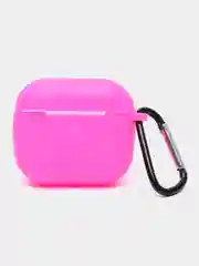 Розовый силиконовый чехол для наушников Apple AirPods 2, 3, Pro, Pro 2