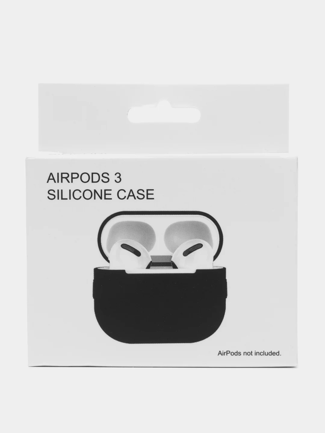 Черный силиконовый чехол для наушников Apple AirPods 2, 3, Pro, Pro 2
