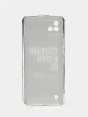 Тёмно-коричневый силиконовый чехол на Oppo Realme C11 2021 / Реалми С11 2021 с рисунком, защита камеры