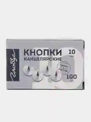 Алый кнопки канцелярские классические, 100 шт