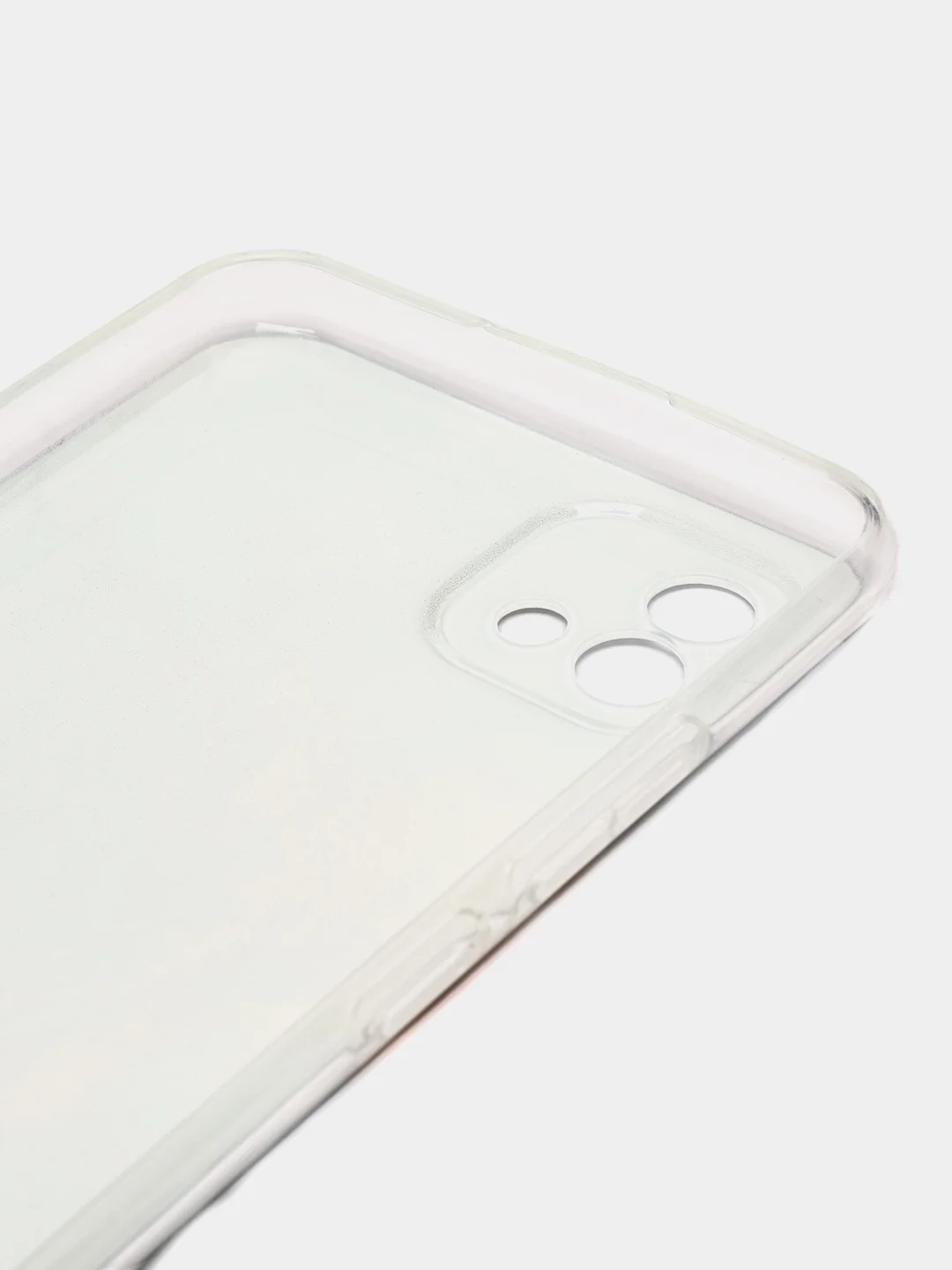 Бирюзовый силиконовый чехол на Oppo Realme C11 2021 / Реалми С11 2021 с рисунком, защита камеры