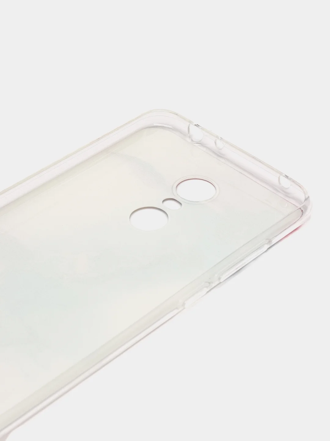 Красный силиконовый чехол на Xiaomi Redmi 5 Plus / Сяоми Редми 5 Плюс с рисунком, защита камеры
