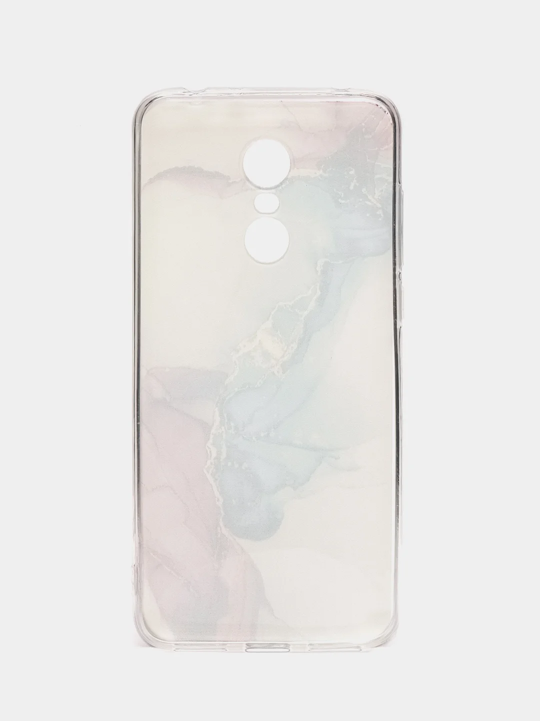 Красный силиконовый чехол на Xiaomi Redmi 5 Plus / Сяоми Редми 5 Плюс с рисунком, защита камеры