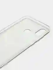 Угольный силиконовый чехол на Xiaomi Mi 8 / Сяоми Ми 8 прозрачный, с рисунком, защита камеры