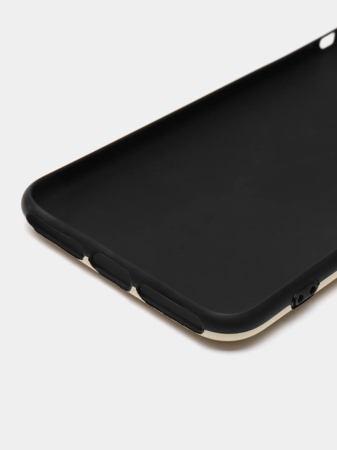 Бежевый силиконовый чехол с рисунком iPhone 11 Pro Max, XS, XR