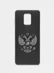 Приглушённый хаки чехол на Xiaomi Redmi Note 9S/9 Pro / Сяоми Редми Нот 9S/9 Про прозрачный, с рисунком