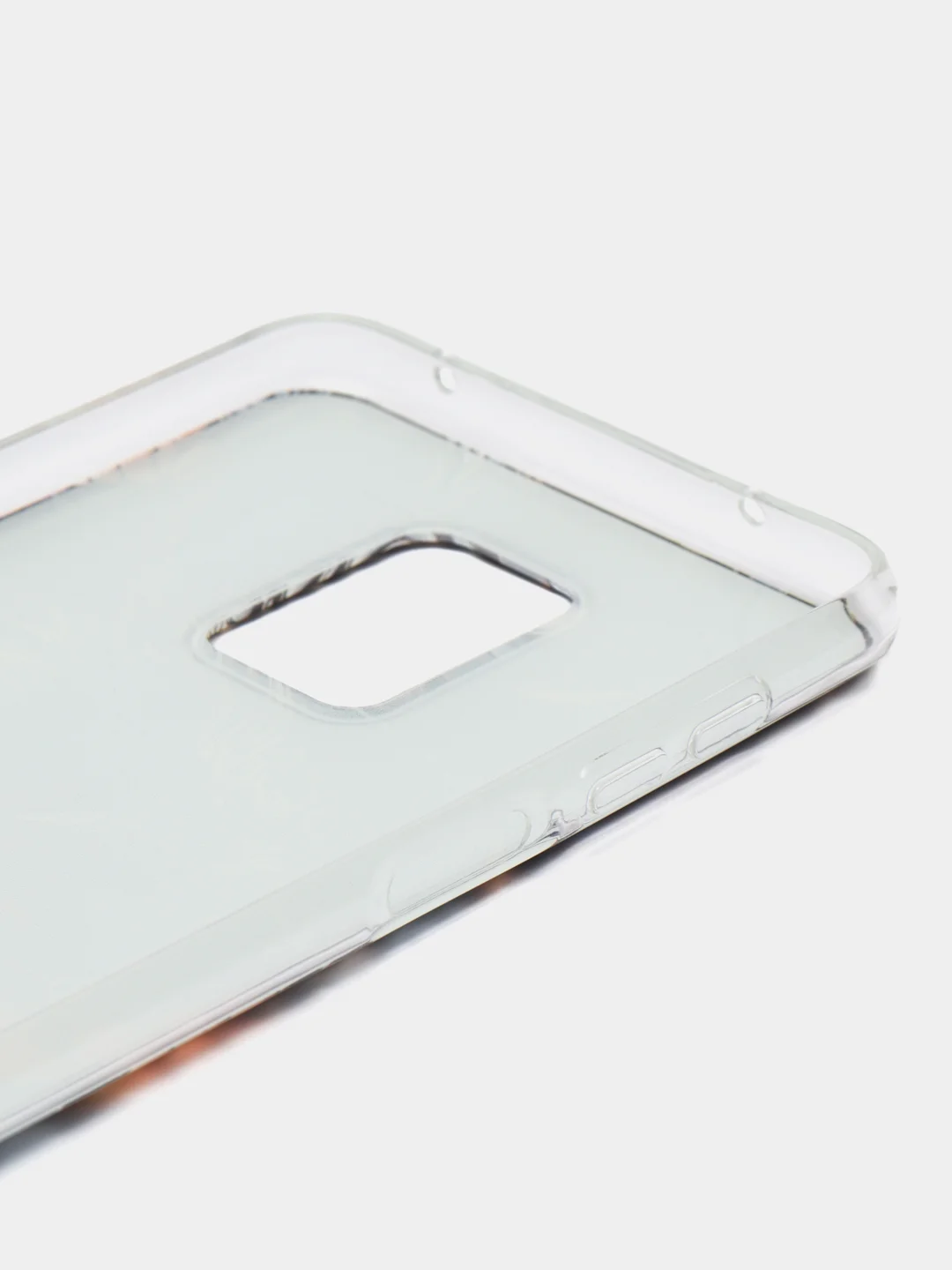 Коричневый чехол на Xiaomi Redmi Note 9S/9 Pro / Сяоми Редми Нот 9S/9 Про прозрачный, с рисунком