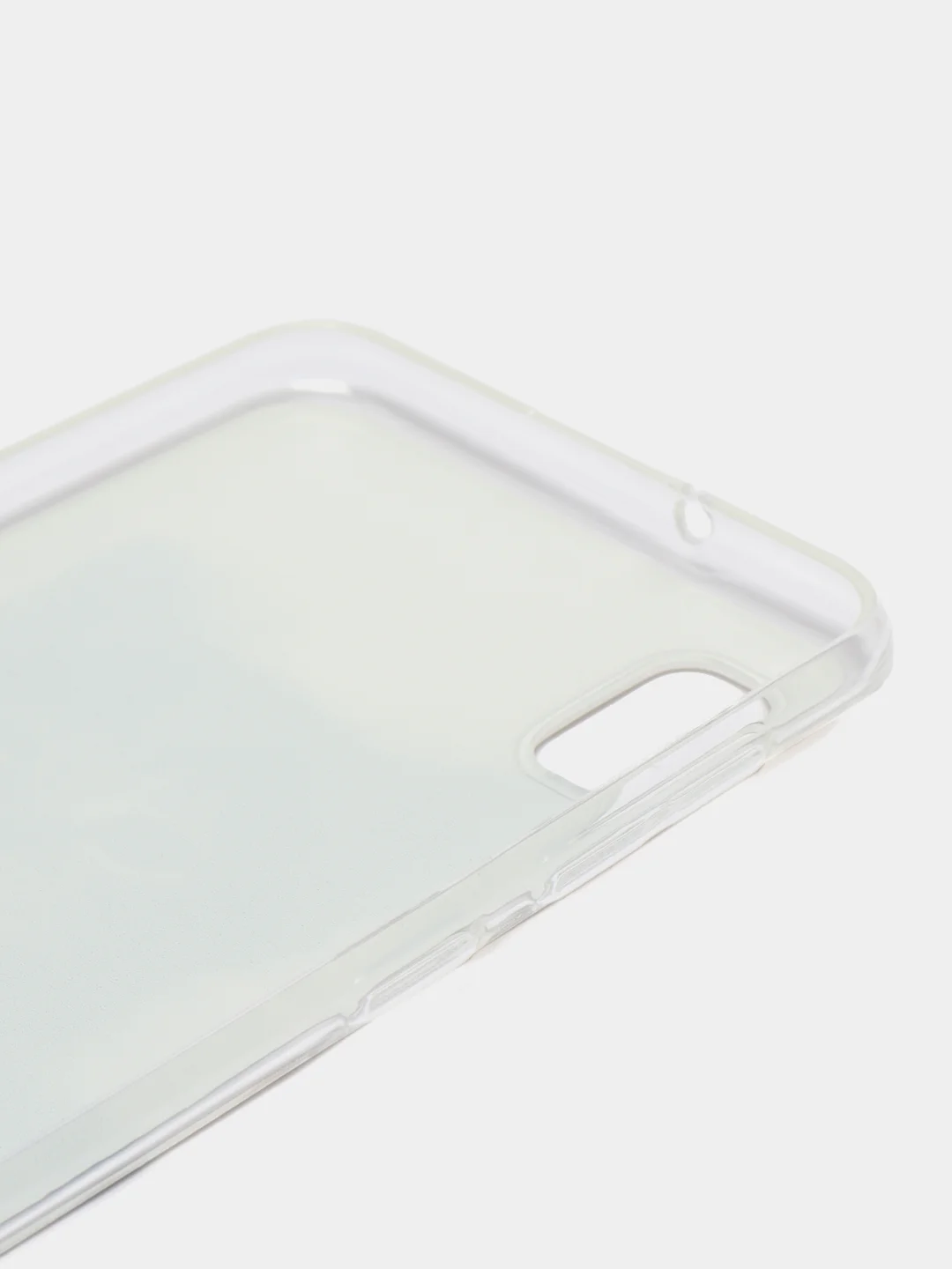 Молочный силиконовый чехол на Samsung Galaxy A10 / Самсунг А10 прозрачный с рисунком, защита камеры