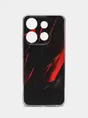 Красный силиконовый чехол на Tecno Spark Go 2023/Pop 7 Pro/Infinix Smart 7 / Текно Спарк Гоу 2023