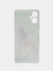 Тёмно-серый чехол на Tecno Spark 9 Pro / Текно Спарк 9 Про прозрачный, с рисунком, защита камеры