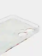 Золотой чехол на Tecno Spark 9 Pro / Текно Спарк 9 Про прозрачный, с рисунком, защита камеры