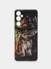 Медный чехол на Tecno Pova Neo 2 / Текно Пова Нео 2 прозрачный, с рисунком, защита камеры