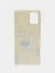 Горчичный чехол на Samsung Galaxy A71 4G / Самсунг А71 4G прозрачный, с рисунком, защита камеры
