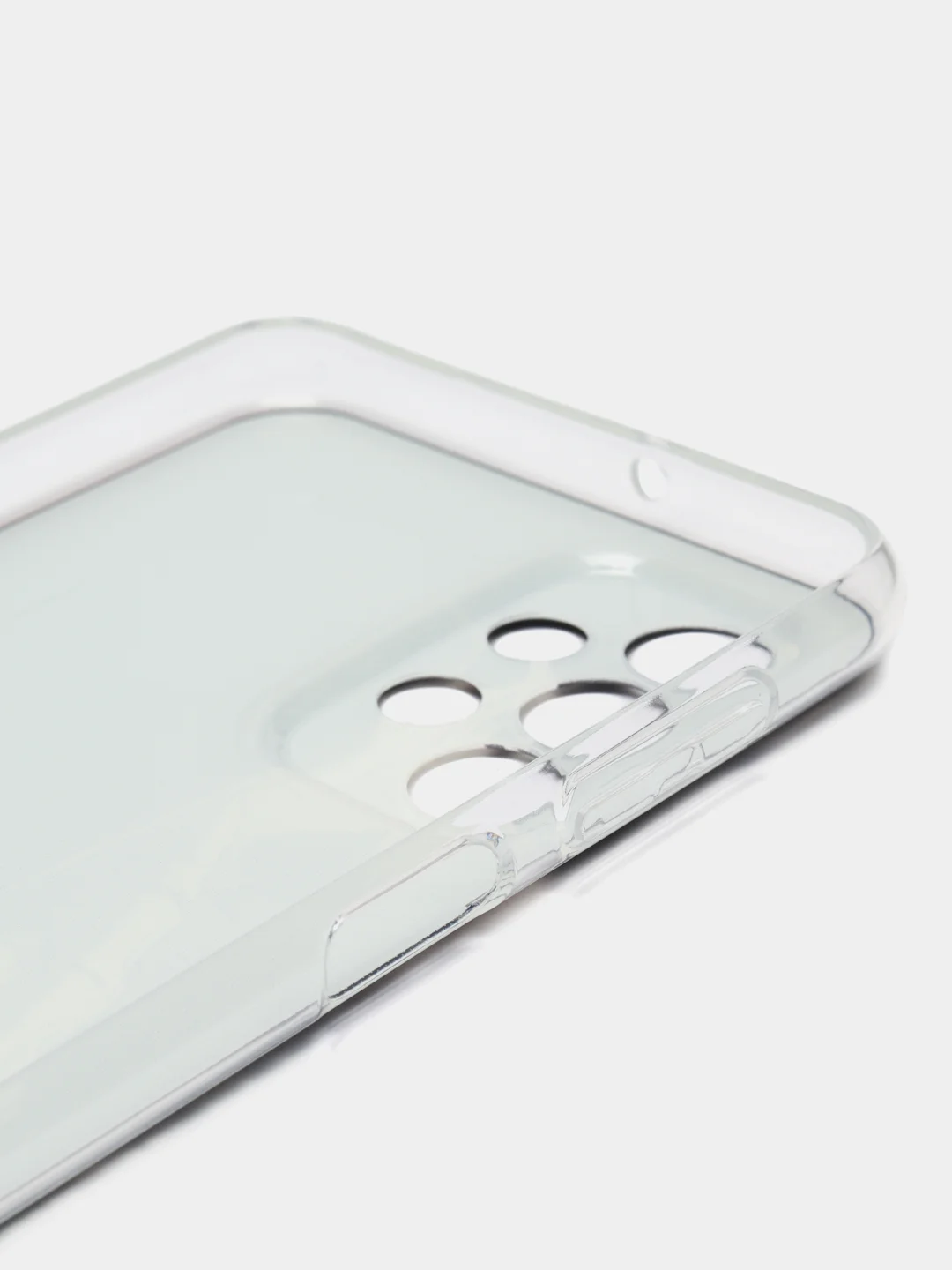 Оливковый чехол силиконовый на Samsung Galaxy A23 / Самсунг А23 прозрачный с рисунком, защита камеры