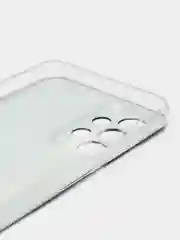 Оливковый чехол силиконовый на Samsung Galaxy A23 / Самсунг А23 прозрачный с рисунком, защита камеры