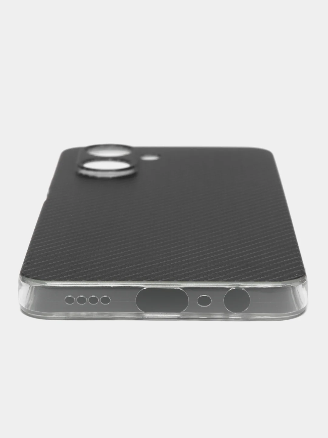 Хаки силиконовый чехол на Realme C33 / Реалми С33 прозрачный, с рисунком, защита камеры