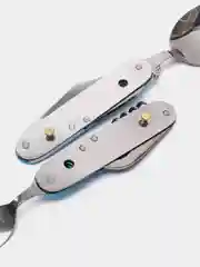 Мультитул, набор складных столовых, походных, приборов, 6 в 1
