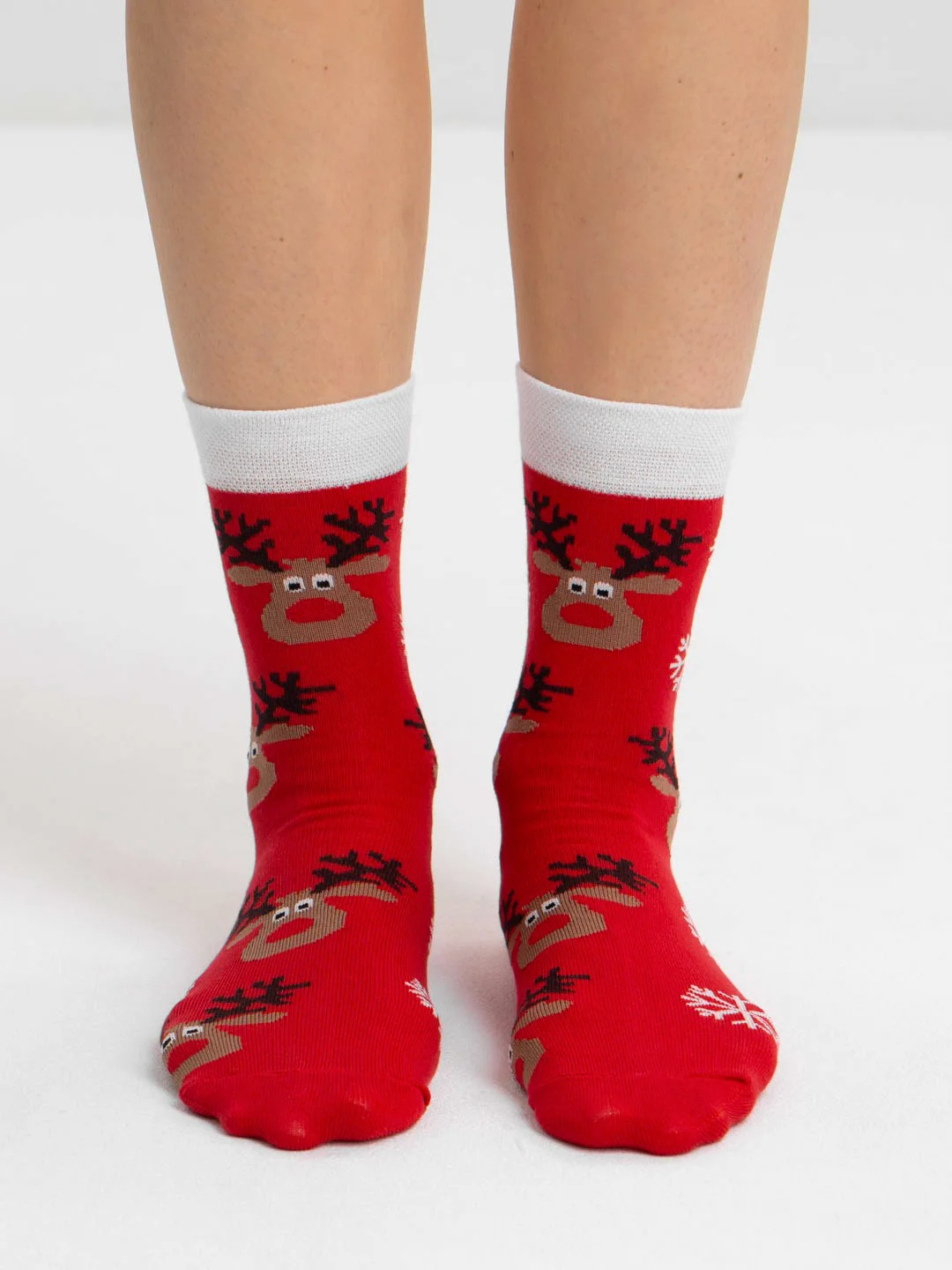 Багровый носки Stereo Socks женские с принтом