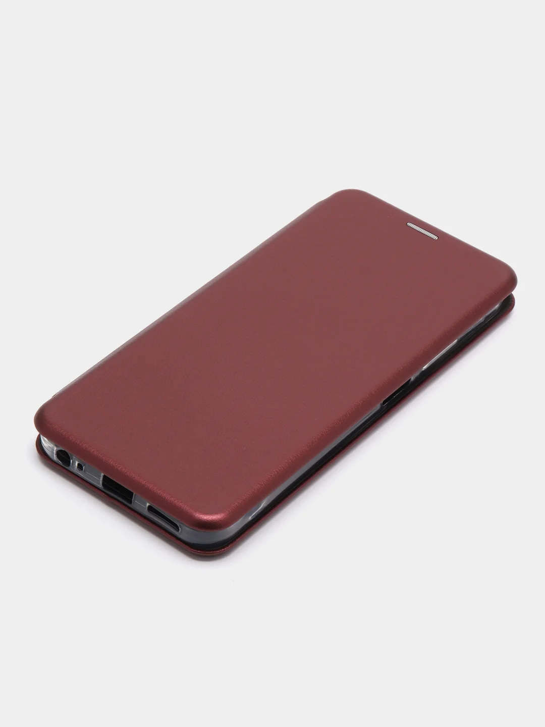 Багровый чехол-книжка для Infinix Hot 30 Play (Инфиникс Хот 30 Плей)
