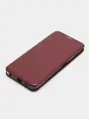 Багровый чехол-книжка для Infinix Hot 30 Play (Инфиникс Хот 30 Плей)
