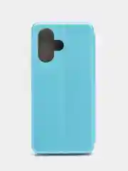 Голубой чехол-книжка для Infinix Hot 30 Play (Инфиникс Хот 30 Плей)