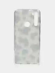 Золотистый хаки силиконовый чехол на Xiaomi Redmi Note 8T / Сяоми Редми Нот 8T прозрачный, с рисунком