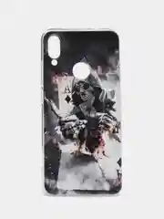 Песочный хаки силиконовый чехол на Xiaomi Redmi Note 7 / Сяоми Редми Нот 7 прозрачный, с рисунком
