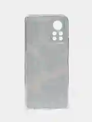 Коричневый силиконовый чехол на Infinix HOT 11S NFC / Инфиникс Хот 11S NFC прозрачный, с рисунком