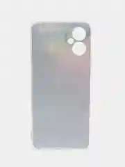 Пурпурный чехол на Tecno Spark 9 Pro / Текно Спарк 9 Про прозрачный, с рисунком, защита камеры