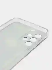Синий меланж чехол на Samsung Galaxy A33 5G / Галакси А33 5G прозрачный, с рисунком, защита камеры