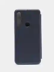 Темно-синий чехол книжка для Huawei Honor 9 x (Хонор 9 х), Honor 9x экокожа
