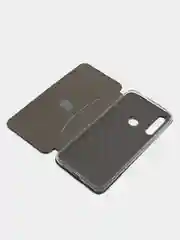 Темно-синий чехол книжка для Huawei Honor 9 x (Хонор 9 х), Honor 9x экокожа