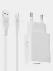 Зарядное устройство для телефона ROCKET Base 10,5W, USB-A + кабель USB-A / Micro-USB