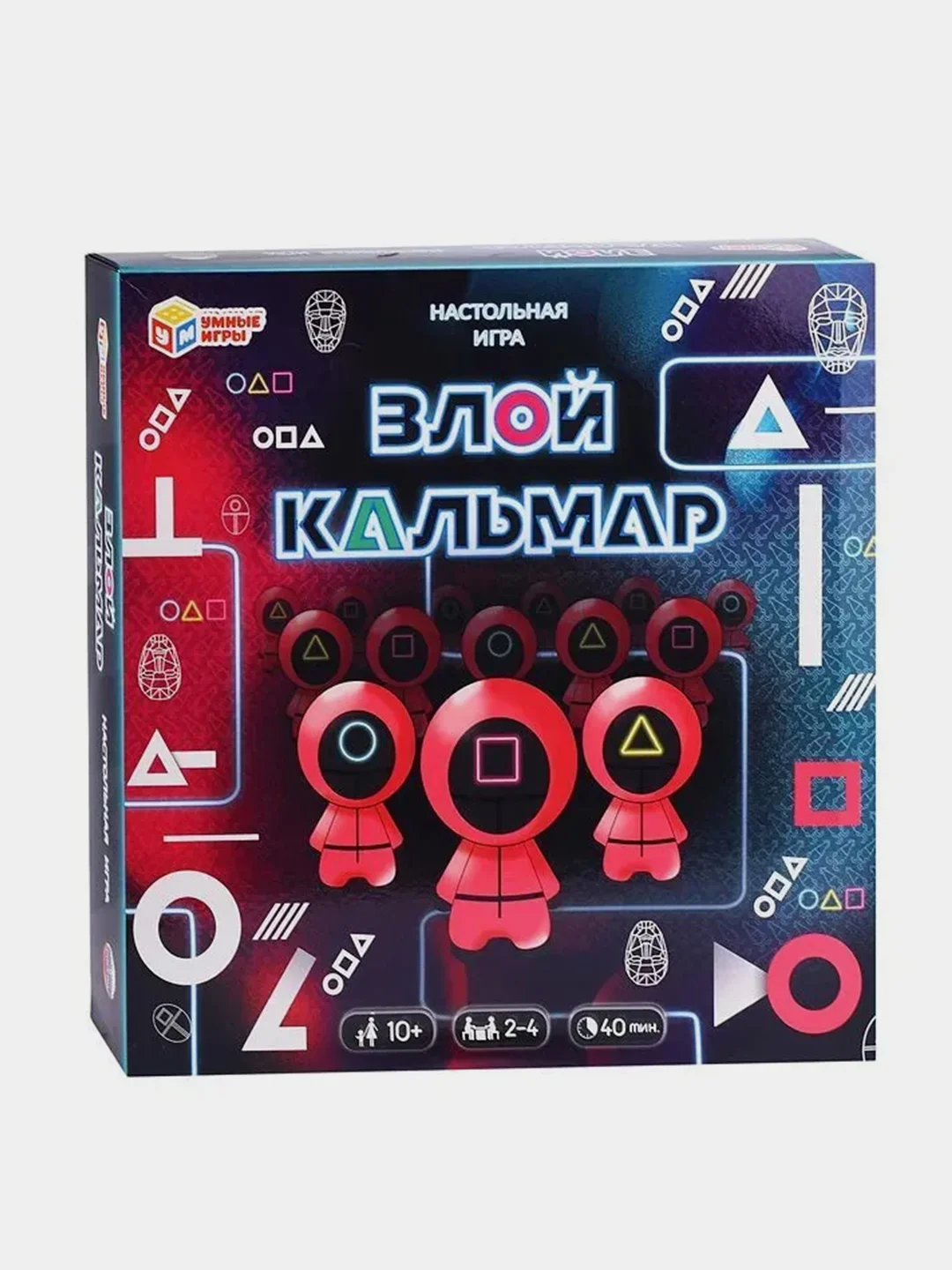 Настольная игра Умные игры Ходилка Злой кальмар, 40 карточек