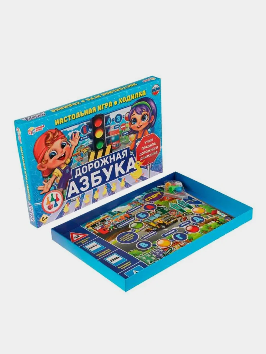 Настольная игра Умные игры Ходилка Дорожная азбука