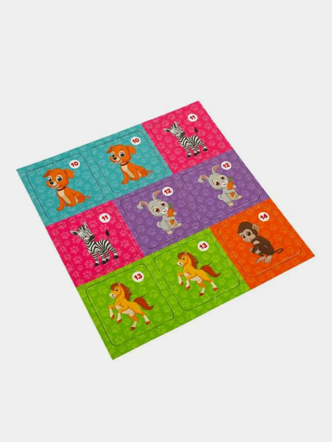 Настольная игра Умные игры Мемо Удивительные животные, 2 в 1