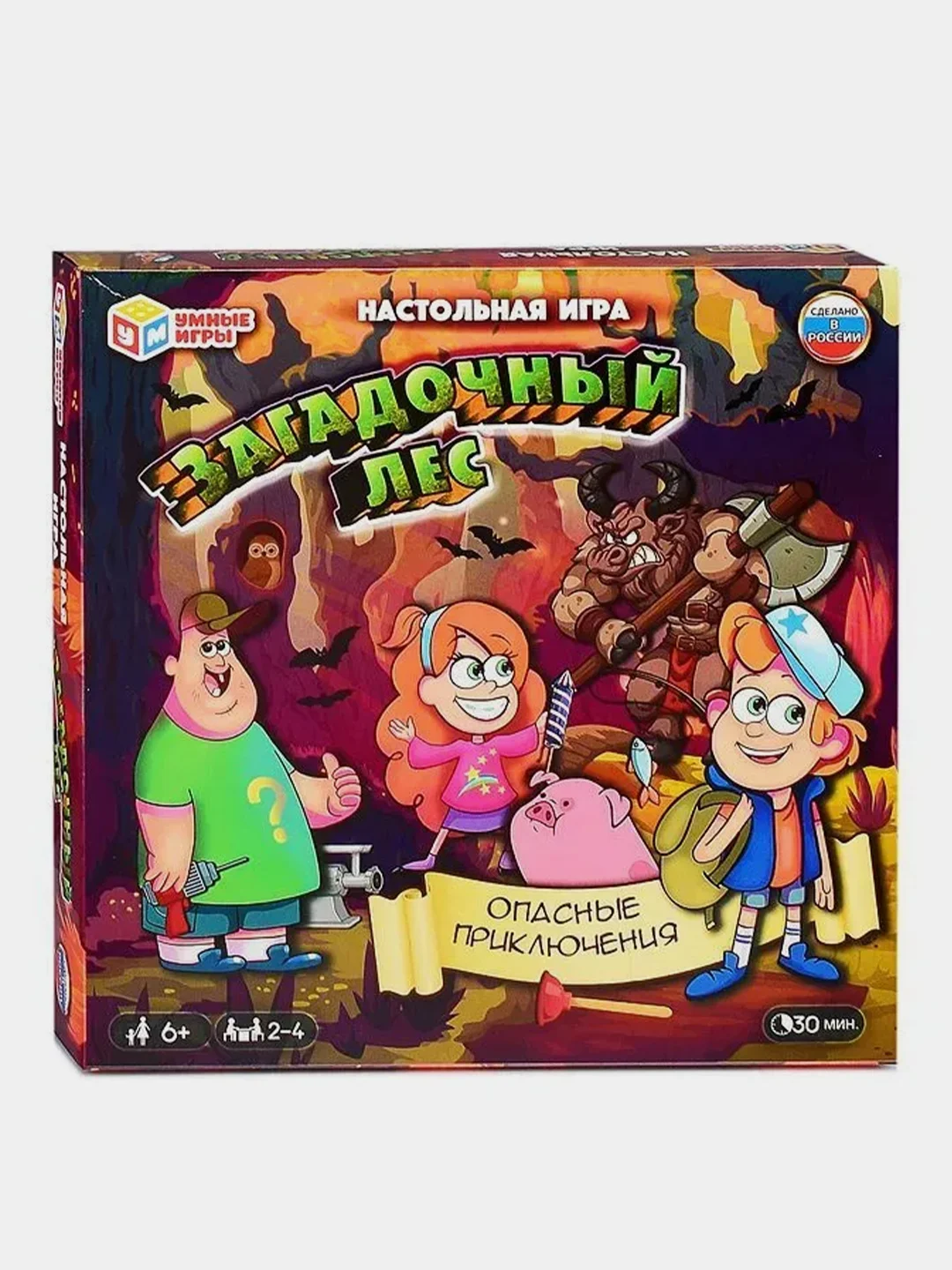 Настольная игра Умные игры Ходилка Загадочный лес, 40 карточек