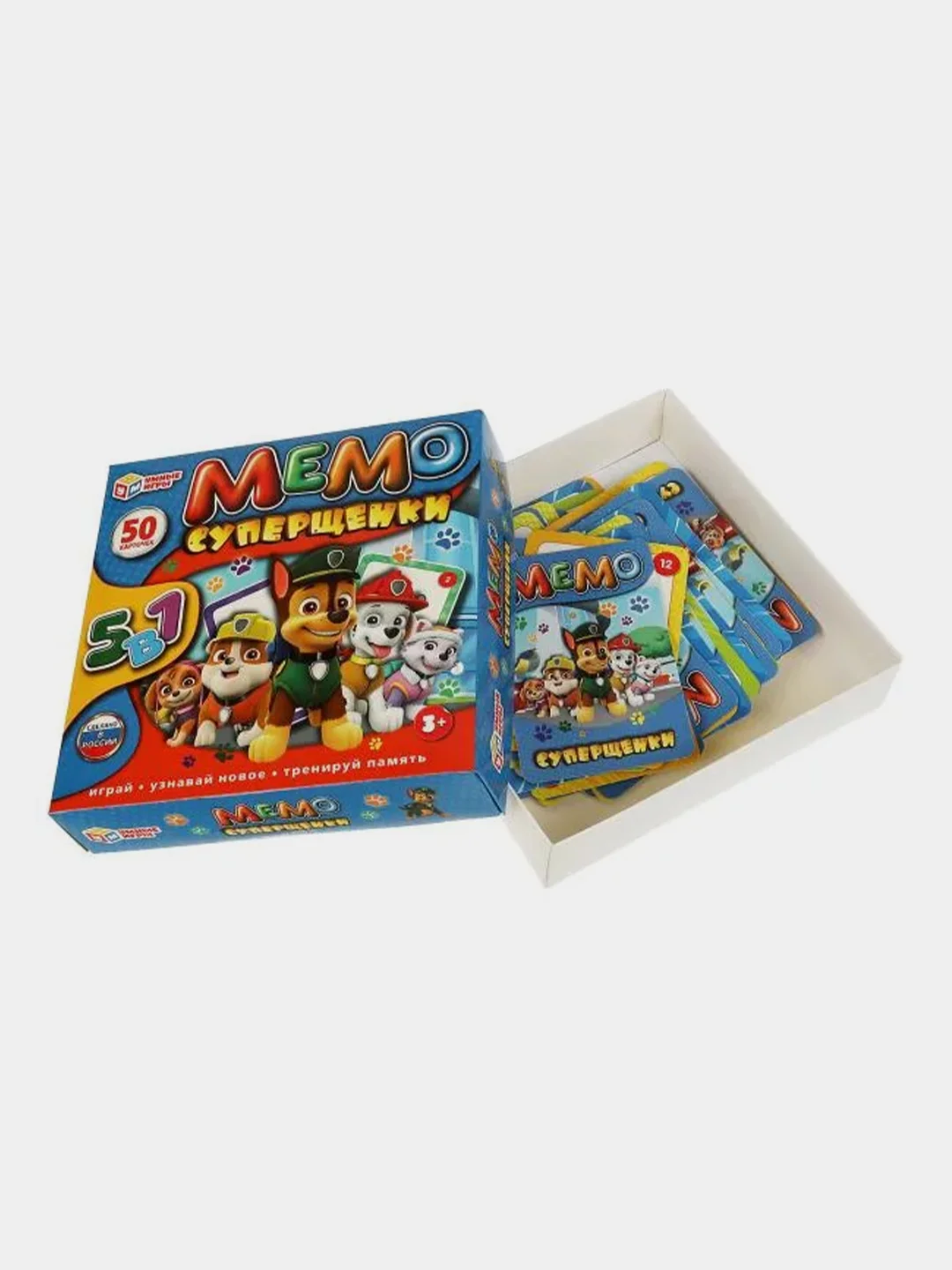 Настольная игра Умные игры Мемо Суперщенки, 5 в 1