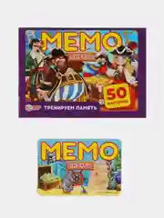 Настольная игра Умные игры Мемо Пираты,50 карточек