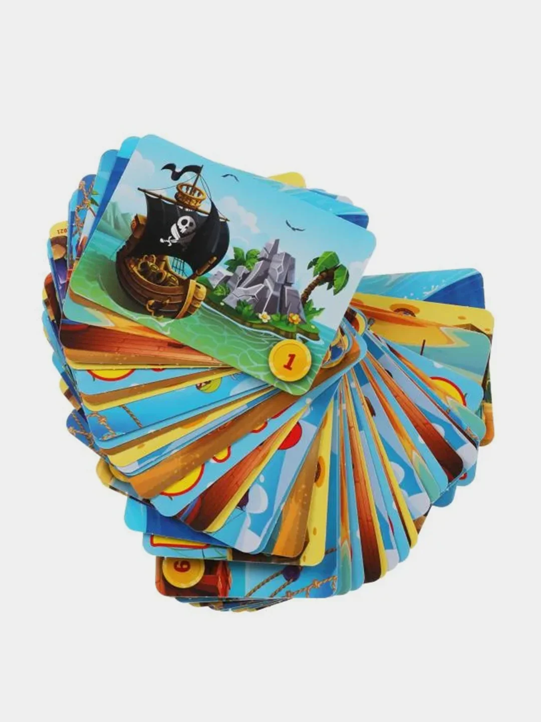 Настольная игра Умные игры Мемо Пираты,50 карточек