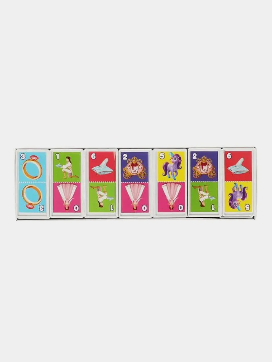 Настольная игра Умные игры Домино для девочек, пластиковое, 3 в 1