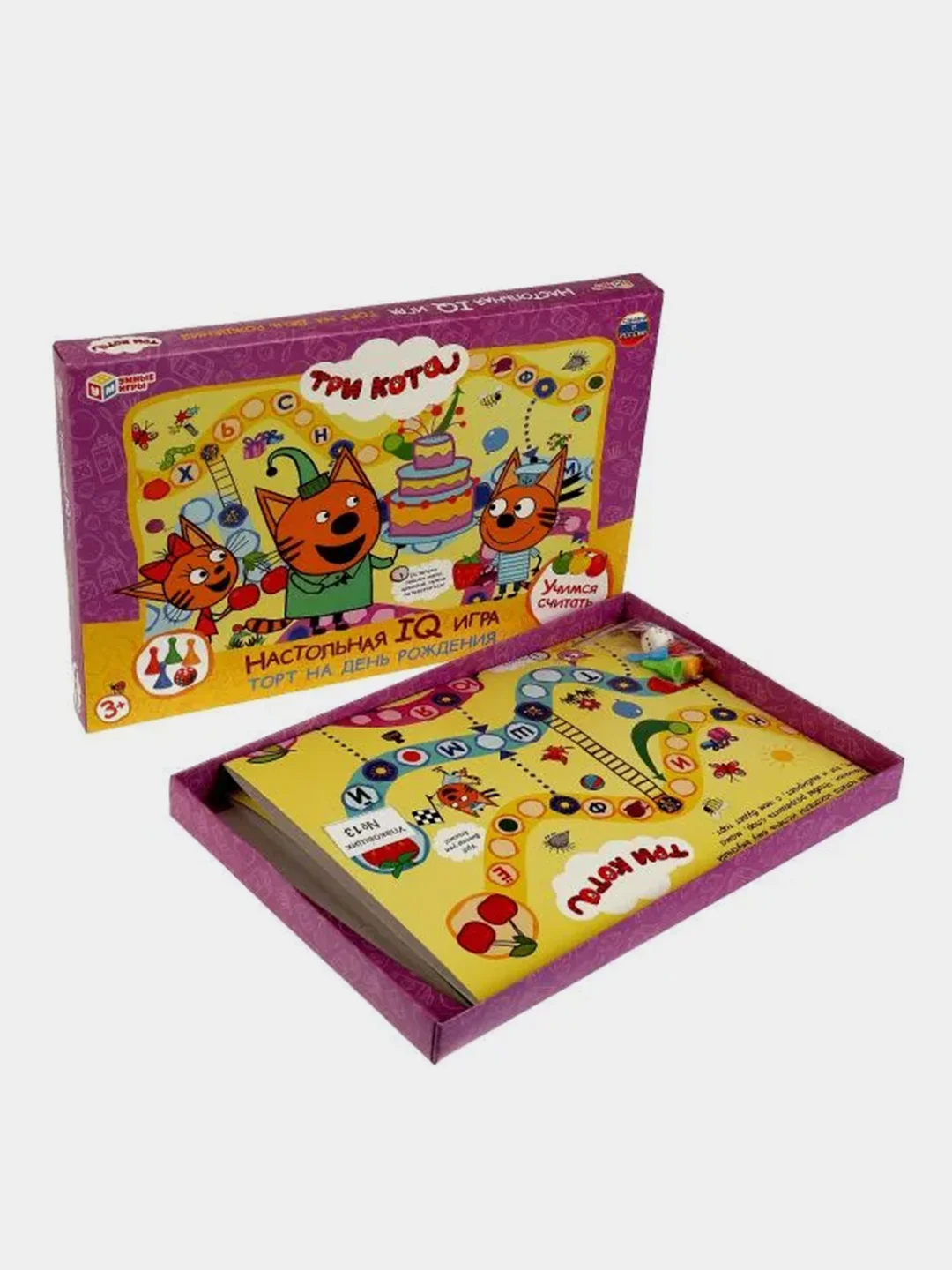 Настольная игра Умные игры IQ-игра Три кота