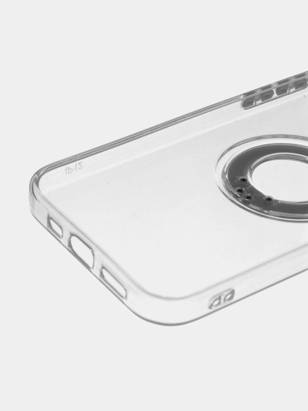Чехол для iPhone 12 (Айфон 12), прозрачный, противоударный, с подставкой