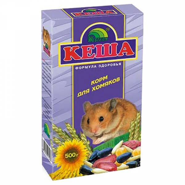 Корм для хомяков "Кеша", зерновая смесь, 500 г