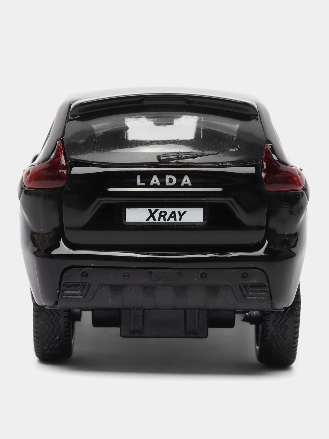 Черный машина LADA XRAY, 12 см, Технопарк, открываются передние двери и багажник, металлическая