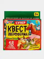 Настольная игра Умные игры Супер квест Звероферма