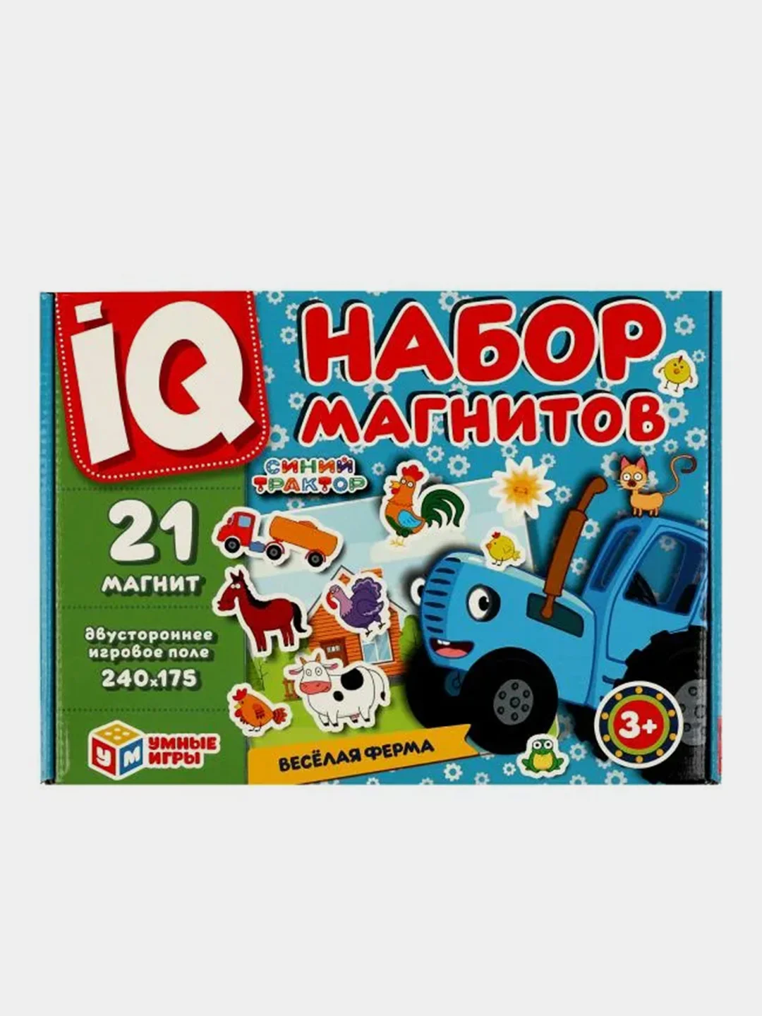 Настольная игра Умные игры IQ магниты Синий трактор